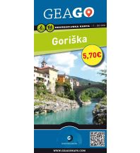 Wanderkarten Slowenien GeaGo Rekreacijska Karta Slowenien - Goriska / Görz 1:50.000 GeaGo