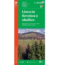 Hiking Maps Slovenia PZS-Wanderkarte Lisca in Sevnica z okolico 1:30.000 Planinska Zveza Slovenije
