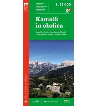 Hiking Maps Slovenia PZS-Wanderkarte Kamnik in okolica 1:25.000 Planinska Zveza Slovenije