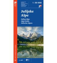 Hiking Maps Slovenia PZS-Wanderkarte Julijske Alpe / Julische Alpen 1:50.000 Planinska Zveza Slovenije