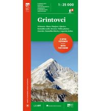 Hiking Maps Slovenia PZS-Wanderkarte Grintovci (Grintovec) 1:25.000 Planinska Zveza Slovenije