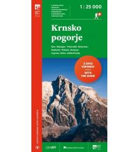 Hiking Maps Slovenia PZS-Wanderkarte Krnsko pogorje 1:25.000 Planinska Zveza Slovenije