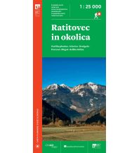 Hiking Maps Slovenia PZS-Wanderkarte Ratitovec in okolica 1:25.000 Planinska Zveza Slovenije