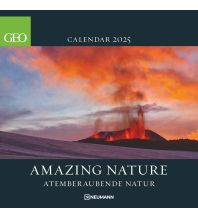 Kalender GEO Amazing Nature 2025 - Wand-Kalender - Broschüren-Kalender - 30x30 - 30x60 geöffnet Neumann druck 