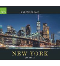 Kalender GEO New York 2025 - Wand-Kalender - Reise-Kalender - Poster-Kalender - 50x45 Neumann druck 