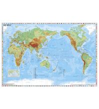 World Maps Weltkarte pazifikständisch physisch 1:38.000.000 Stiefel GmbH