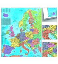 Europa Europa Organisationskarte politisch zum Pinnen auf EasyPrint - Platte Stiefel GmbH