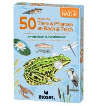 Kinderbücher und Spiele Exp. Nat. 50 heim. Tiere & Pfl. an Bach & Teich Moses Verlag