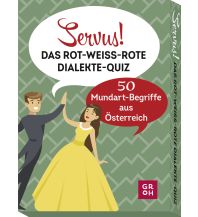 Kinderbücher und Spiele Servus! Das rot-weiß-rote Dialekte-Quiz Foto-Kunstverlag Groh