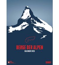 Kalender Marmota: Berge der Alpen 2025 – 12 Berg-Plakate – Wand-Kalender von DUMONT – Poster-Format 50 x 70 cm DUMONT Kalenderverlag
