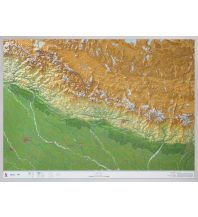 Reliefkarten Georelief 3D Reliefkarte - Nepal ohne Rahmen 1:1.150.000 georelief GbR