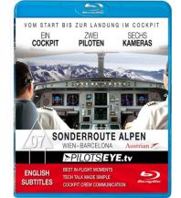 Videos Austrian A321-200 Sonderroute Alpen / Wien - Barcelona Blu-ray Pilots Eye