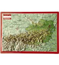 Reliefkarten 3D Reliefpostkarte Österreich georelief GbR