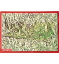 Reliefkarten 3D Reliefpostkarte Kärnten georelief GbR