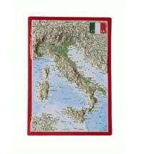 Raised Relief Maps 3D Reliefpostkarte Italien georelief GbR