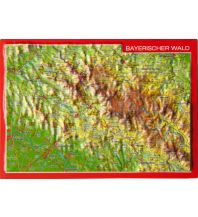 Raised Relief Maps Bayerischer Wald georelief GbR