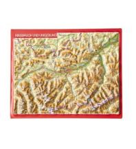 Raised Relief Maps Innsbruck und Umgebung, Reliefpostkarte georelief GbR