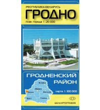 City Maps Belkartografia City Map - Grodno 1:20.000 Region Grodno 1:100.000 Jana Seta