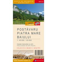 Hiking Maps Romania Wanderkarte MN-05, Postăvaru, Piatra Mare, Baiului 1:45.000/1:50.000 Schubert & Franzke & Muntii Nostri