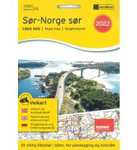 Straßenkarten Skandinavien Nordeca-Straßenkarte 2175, Sør-Norge sør/Südliches Südnorwegen 1:500.000 Nordeca