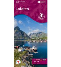 Wanderkarten Skandinavien Turkart 2549, Lofoten 1:100.000 Nordeca