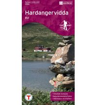 Wanderkarten Skandinavien Turkart 2556, Hardangervidda Øst/Ost 1:100.000 Nordeca