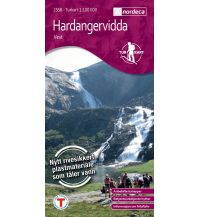 Wanderkarten Skandinavien Turkart Hardangervidda Vest/West 1:100.000 Nordeca