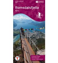 Hiking Maps Scandinavia Turkart 2821 Norwegen - Romsdalsfjella Nord 1:50.000 Nordeca