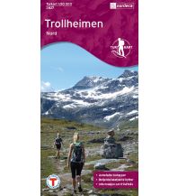 Wanderkarten Turkart 2827 Norwegen - Trollheimen Nord 1:50.000 Nordeca