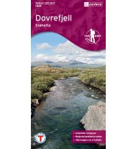 Hiking Maps Scandinavia Turkart 2829 Norwegen - Dovrefjell, Snöhetta 1:50.000 Nordeca