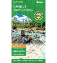 Hiking Maps Nordeca Topo3000 3002 Norwegen - Langsua 1:50.000 Nordeca