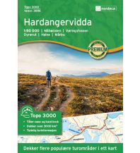 Wanderkarten Skandinavien Nordeca Topo3000 3006 Norwegen - Hardangervidda 1:50.000 Nordeca