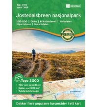 Hiking Maps Scandinavia Nordeca Topo3000 3009, Jostedalsbreen nasjonalpark 1:50.000 Nordeca