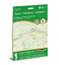 Hiking Maps Scandinavia Nordeca Topo3000 3058, Sollia, Rondane, Atndalen 1:50.000 Nordeca