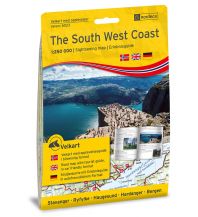 Road Maps Nordeca Straßenkarte Norwegen 6023 - The South West Coast - Südwestküste 1:250.000 Nordeca