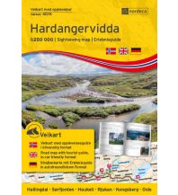 Road Maps Nordeca Straßenkarte Norwegen 6028 - Hardangervidda 1:250.000 Nordeca