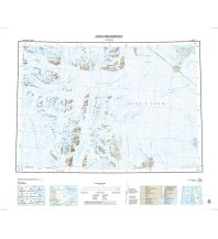 Hiking Maps Norway Dicksonfjorden 1:100.000 Norsk Polarinstitut
