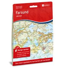 Hiking Maps Scandinavia Norge-serien-Karte 10001, Farsund 1:50.000 Nordeca