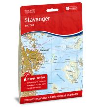 Hiking Maps Scandinavia Norge-serien-Karte 10008, Stavanger 1:50.000 Nordeca