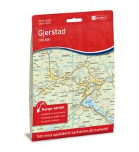 Wanderkarten Skandinavien Norge-serien-Karte 10011, Gjerstad 1:50.000 Nordeca