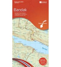 Hiking Maps Scandinavia Norge-serien-Karte 10018, Bandak 1:50.000 Nordeca