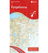 Wanderkarten Skandinavien Norge-Serien-Karte 10030, Folgefonna 1:50.000 Nordeca