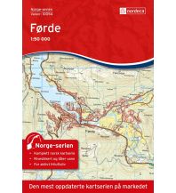 Hiking Maps Scandinavia Norge-serien-Karte 10054, Førde 1:50.000 Nordeca