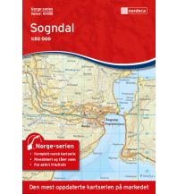 Wanderkarten Skandinavien Norge-serien-Karte 10055, Sogndal 1:50.000 Nordeca