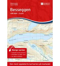 Wanderkarten Skandinavien Norge-serien-Karte 10056, Besseggen, Bygdin 1:50.000 Nordeca