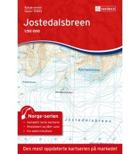 Wanderkarten Skandinavien Norge-serien-Karte 10063, Jostesdalsbreen 1:50.000 Nordeca