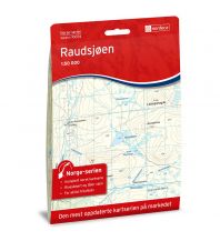 Wanderkarten Skandinavien Norge-serien-Karte 10067, Raudsjøen 1:50.000 Nordeca