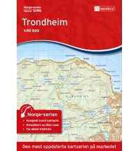 Wanderkarten Skandinavien Norge-serien-Karte 10090, Trondheim 1:50.000 Nordeca