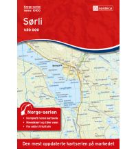 Hiking Maps Scandinavia Norge-serien-Karte 10100, Sørli 1:50.000 Nordeca
