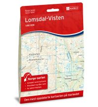 Hiking Maps Scandinavia Norge-serien-Karte 10114, Lomsdal-Visten 1:50.000 Nordeca